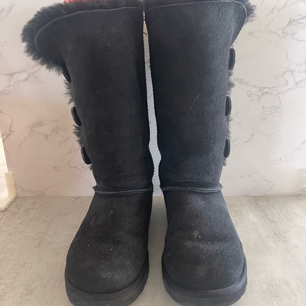 Ugg Bailey Button Tall Black Uggs - image 3